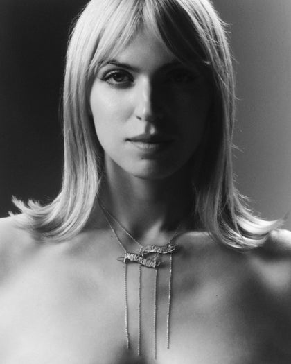 Portrait of Brenda Hashtag by Mathieu Rainaud wearing Ambie Stapleton x B Timing necklace 