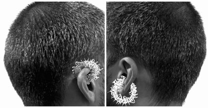 Dragon Ear Cuff : Ambie Stapleton x Steav : Sterling Silver