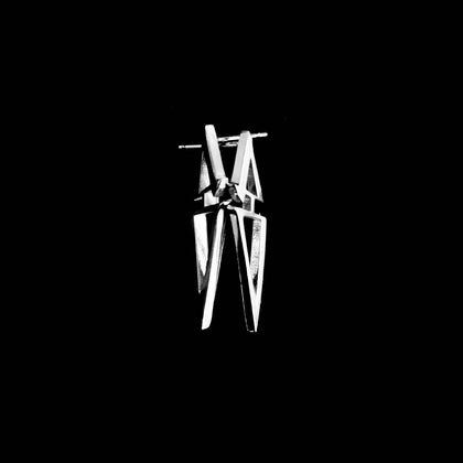 DH Dagger : Earrings Sterling Silver