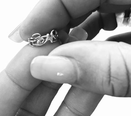 LOVE EAR CUFF : Sterling Silver