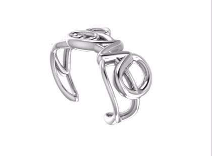 LOVE EAR CUFF : Sterling Silver